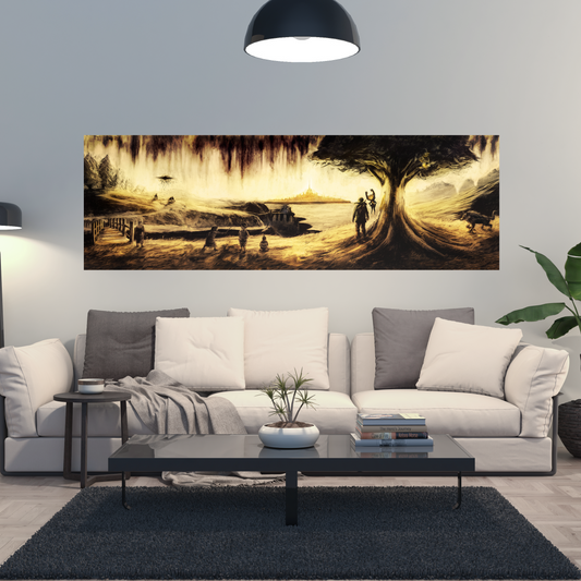 Twilight Symphony Museum Print 72"x24"