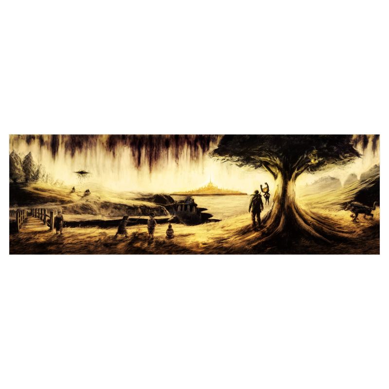 Twilight Symphony Museum Print 72"x24"