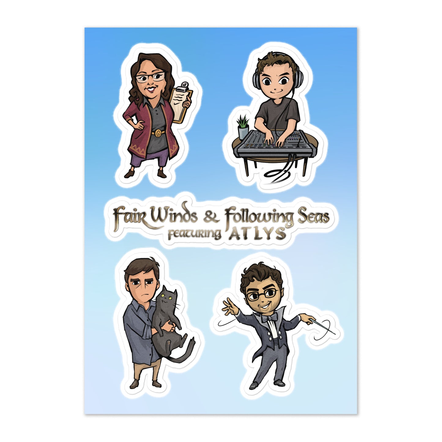 ZREO Chibi Sticker sheet